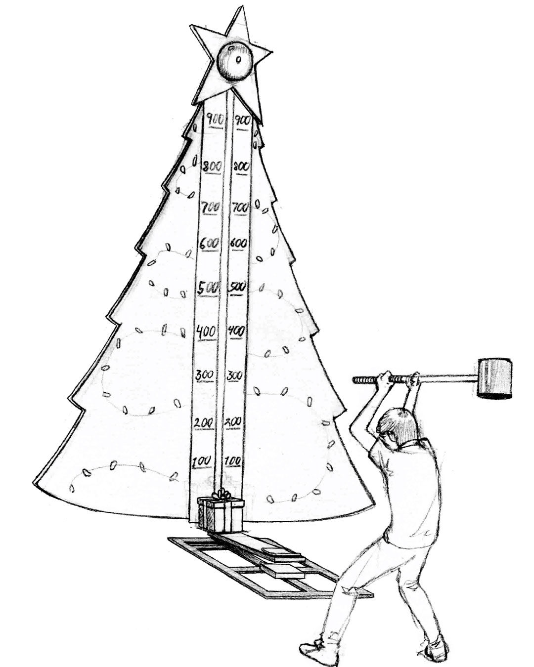 Christmas Tree Hi- Striker - Christmas Animatronic Magic